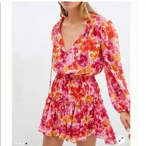 misa los angeles clementine ruffle dress